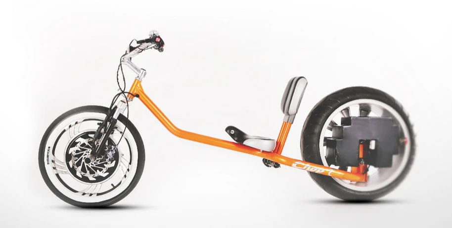 It tips the scales at about 140 lb (65 kg), has a claimed range of approximately 35 miles (55 km) per charge, and an adjustable top speed of 20 mph (35 km/h)