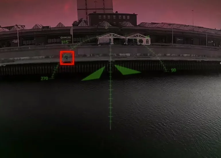 The mobile app can overlay several layers of augmented reality