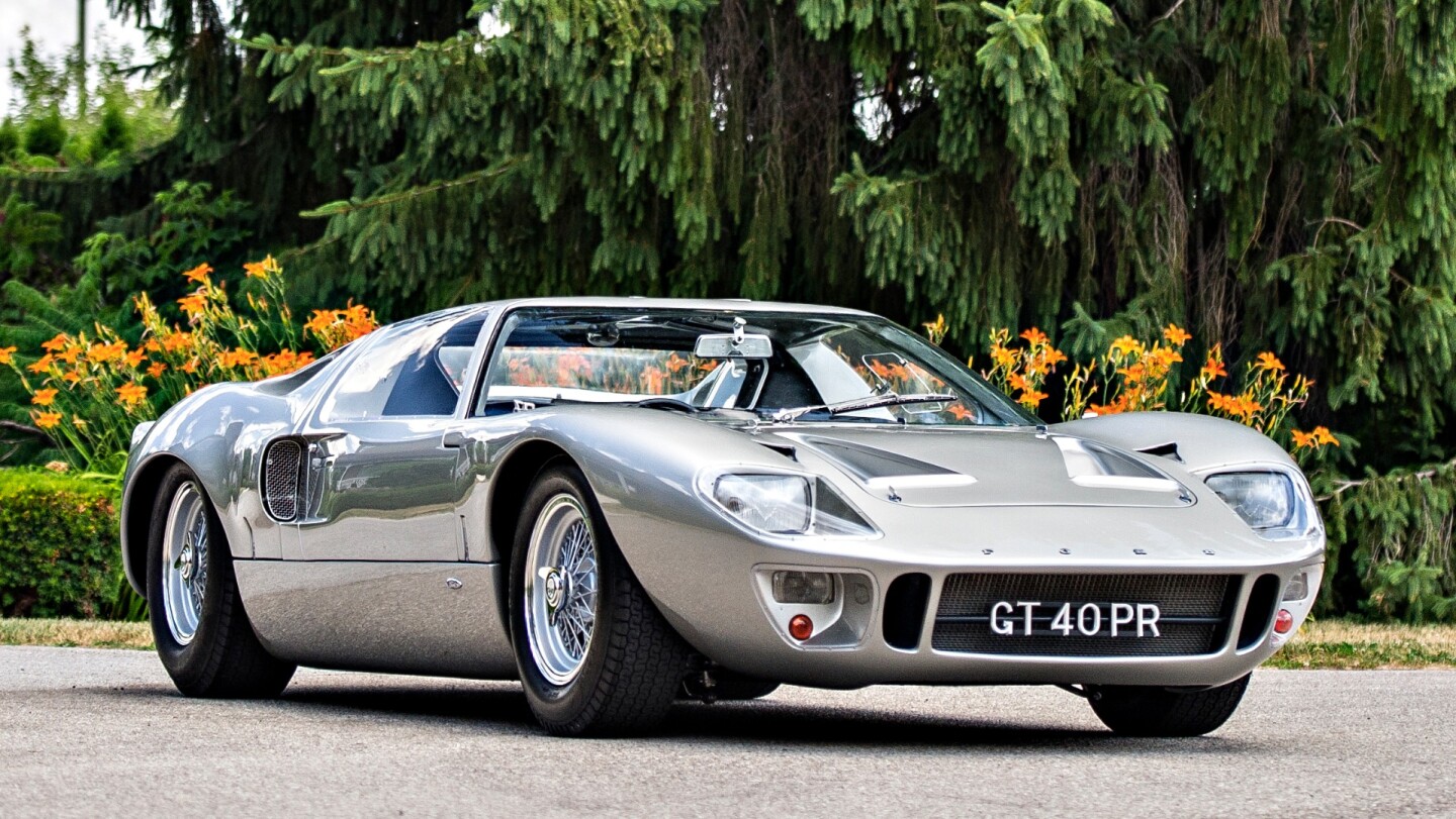 Built at the Ford Advanced Vehicles factory Buckinghamshire, England, this car (P/1028) was the first road car delivered to North America. It was briefly used as a test and evaluation car on Ford's Michigan test track, then served as Ford North America's official Promotional GT40. In many ways, these early road cars were production racing coupes slightly converted for the street, but they still carried many of their competition features. A very significant car in the history of Ford, which reflected in the price it fetched at Mecum's 2016 Montery auction - $4,840,000.