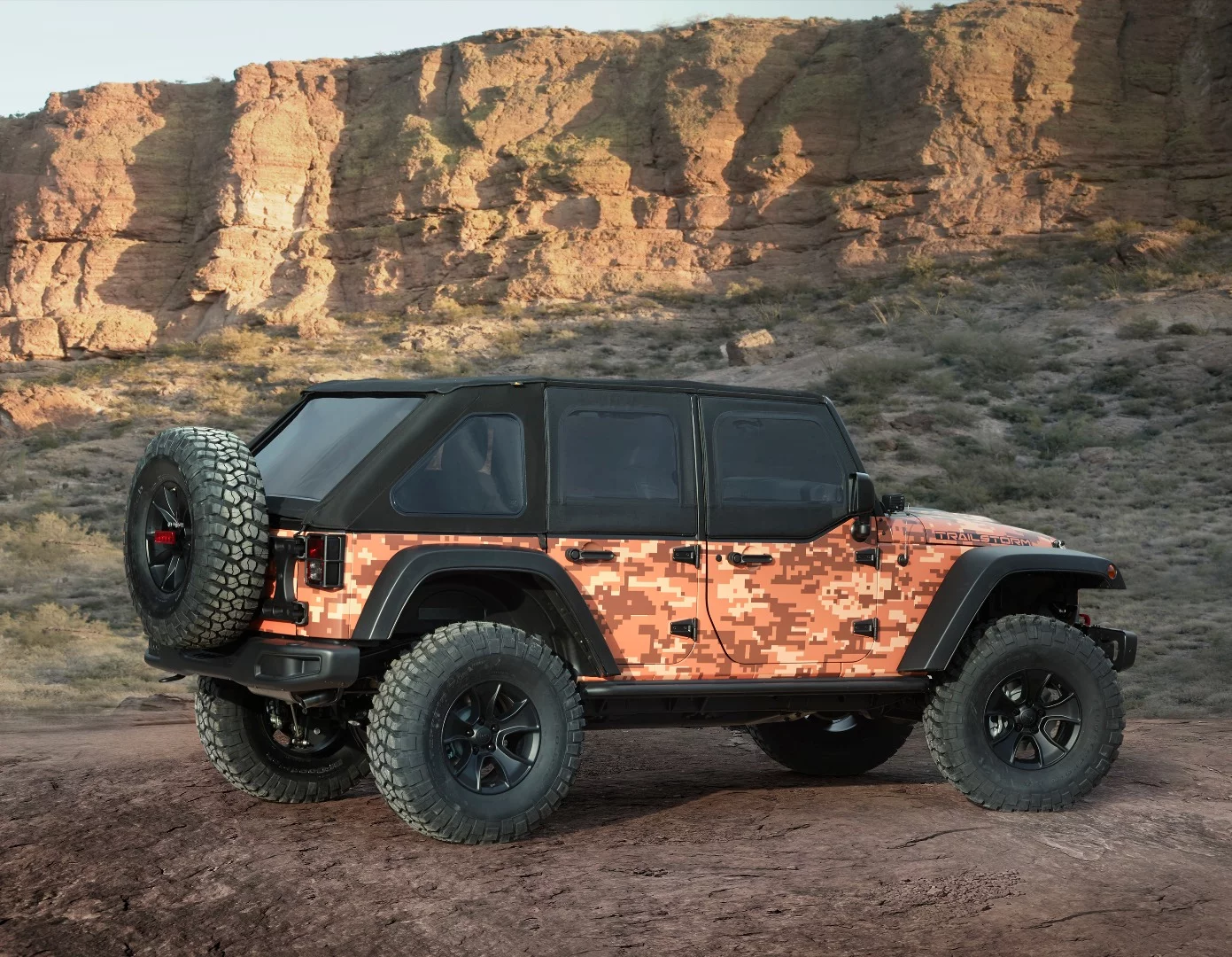The Trailstorm is designed to be the ultimate Wrangler for off road adventuring
