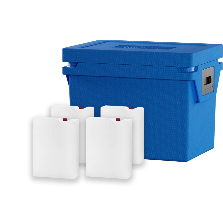 The medium Qool Box has an internal volume of 27 L and comes with four temperature elements