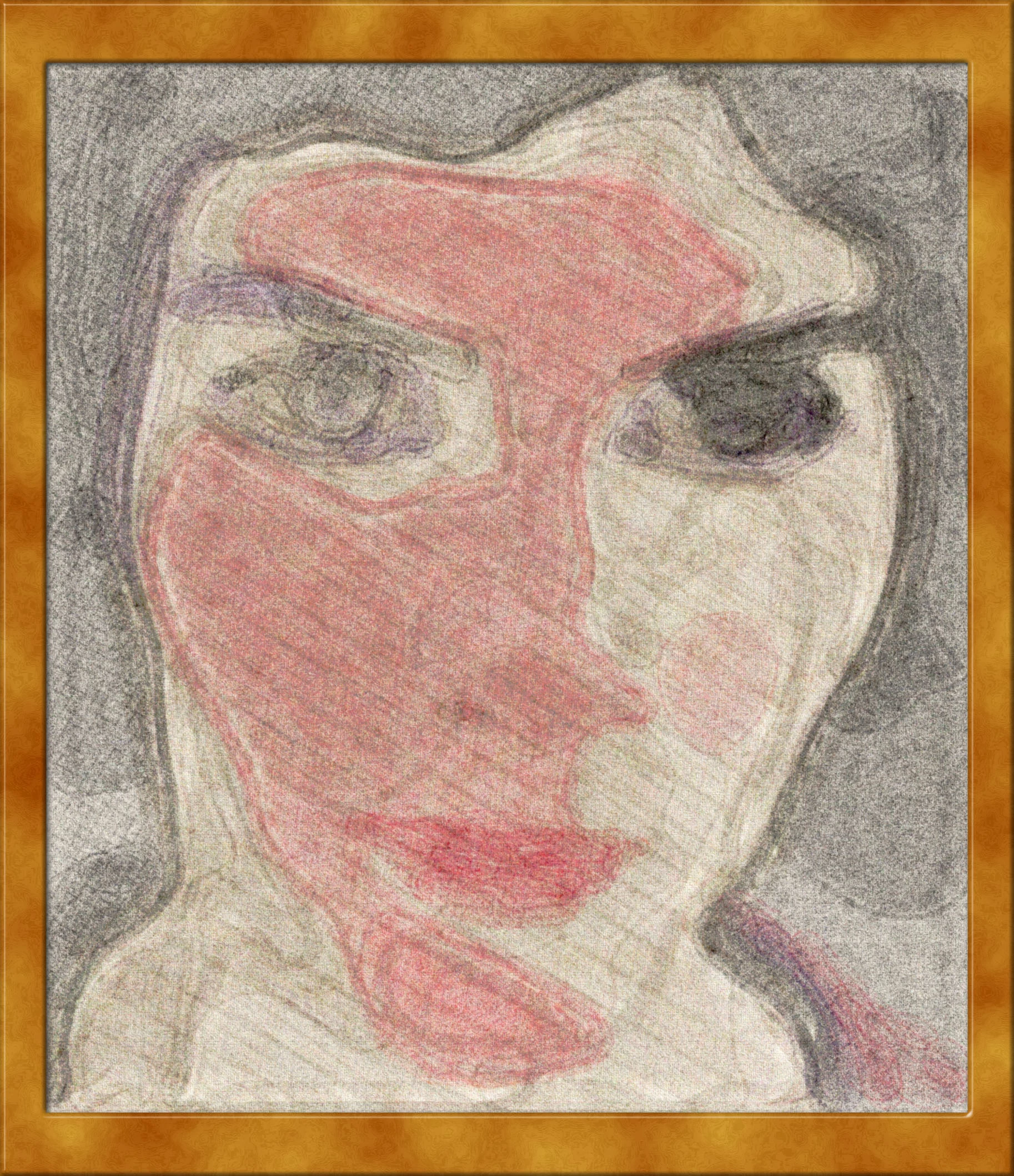 One of The Painting Fool's earliest projects involved producing 222 portraits of the lead actress from the film Amelie, each with a different emotional value