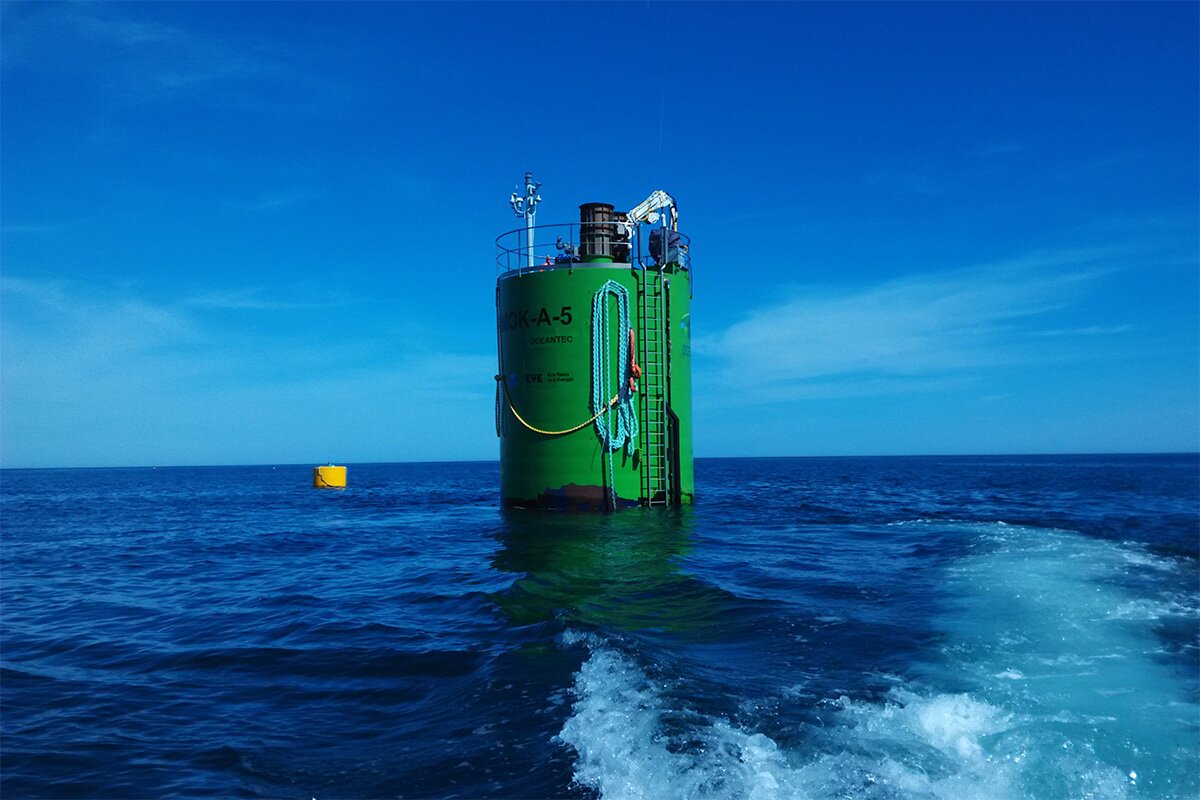 14-story tall cylinder could generate electricity from ocean waves