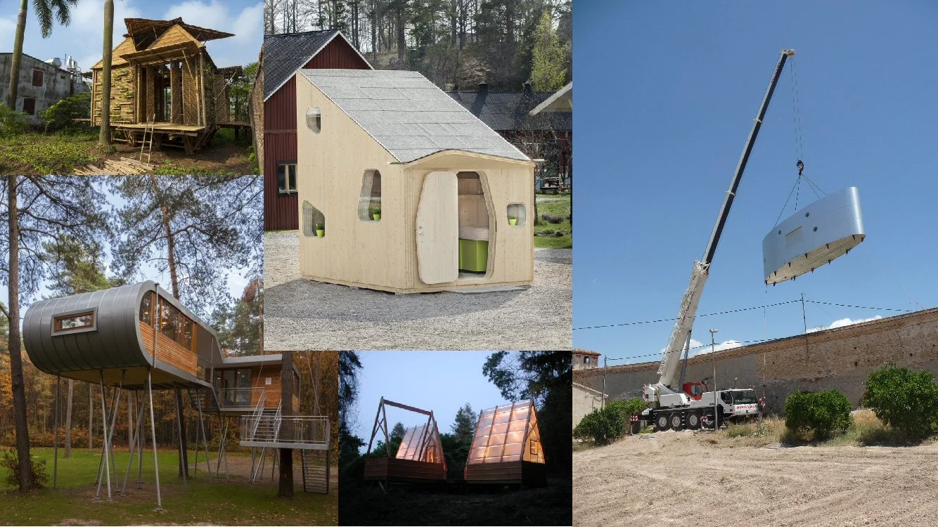 Gizmag looks at 10 houses that are lightweight, low-impact, small and efficient