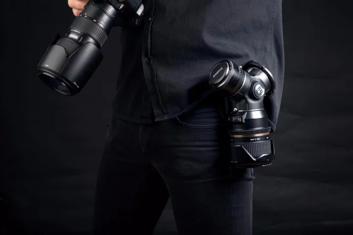 The TriLens in action – belt not included