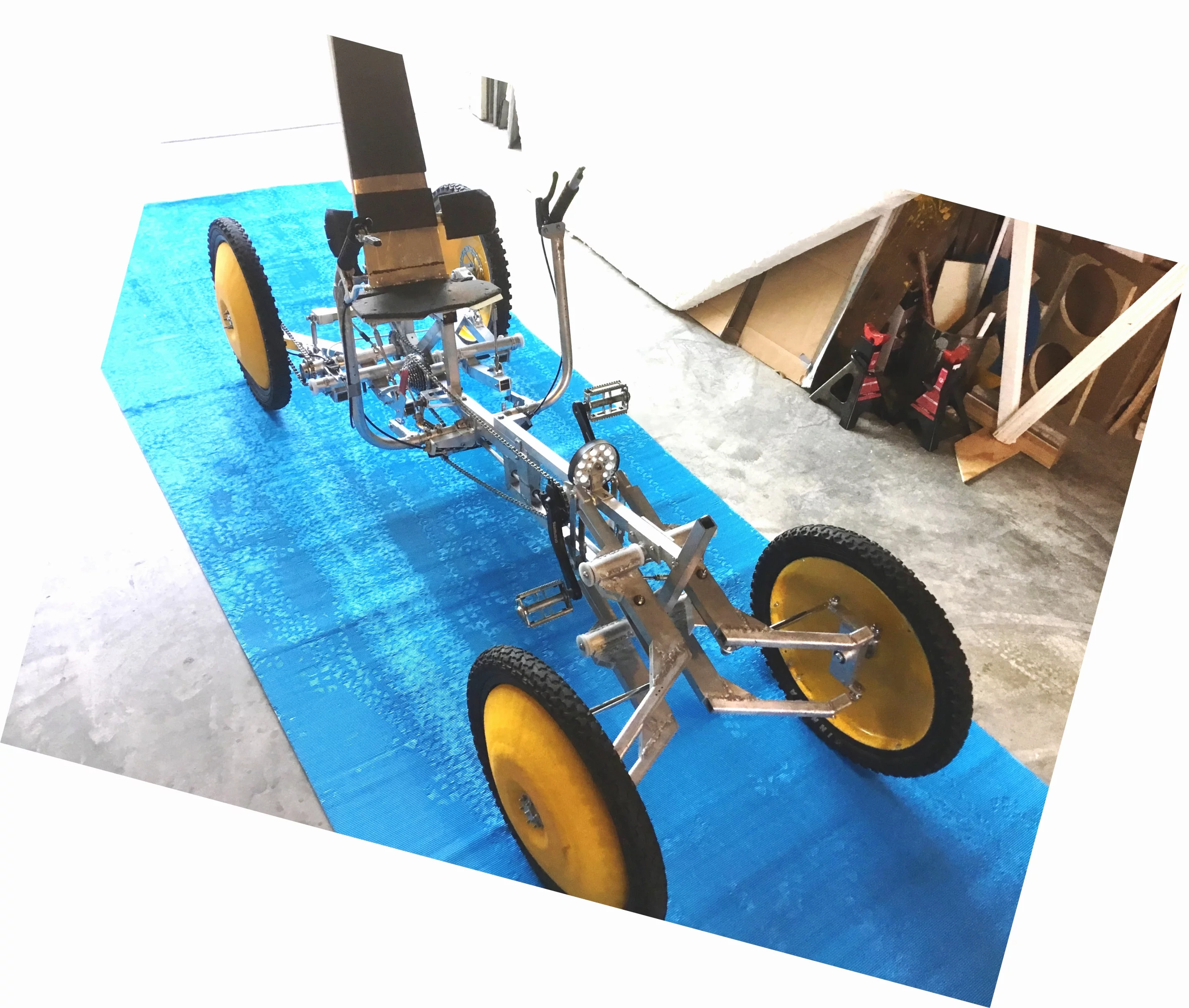 Tilt4orce's 6061 T6 aluminum alloy frame body and frame