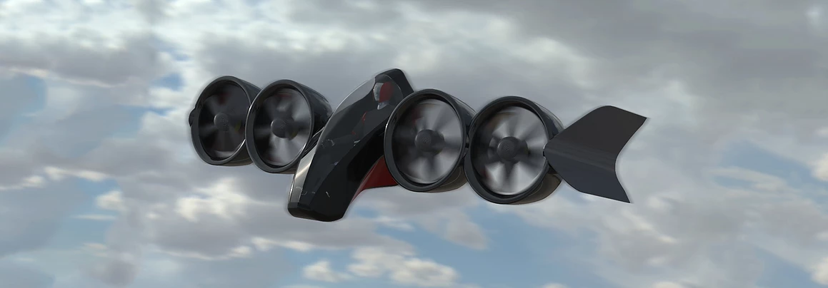 Once in forward motion, the Atlas is a big wing with a cabin in the middle