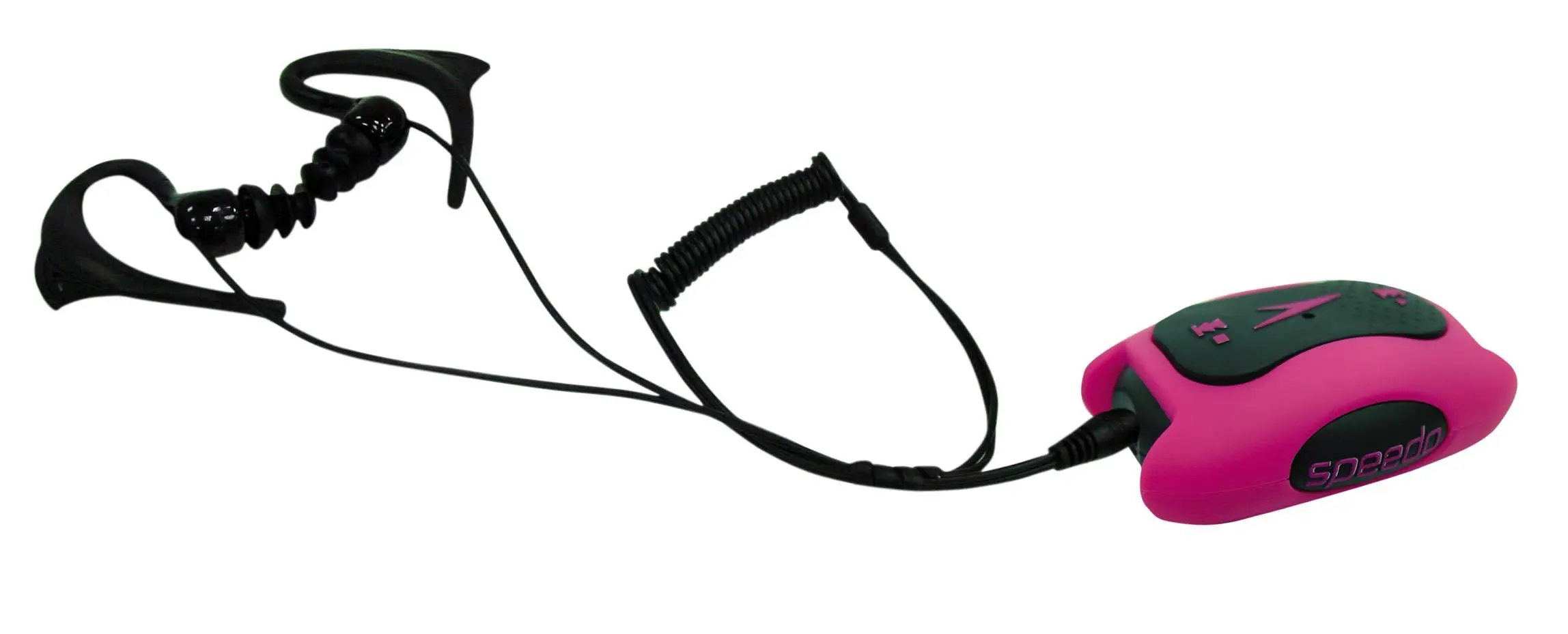 A flexible arm band is available for joggers and body-boarders