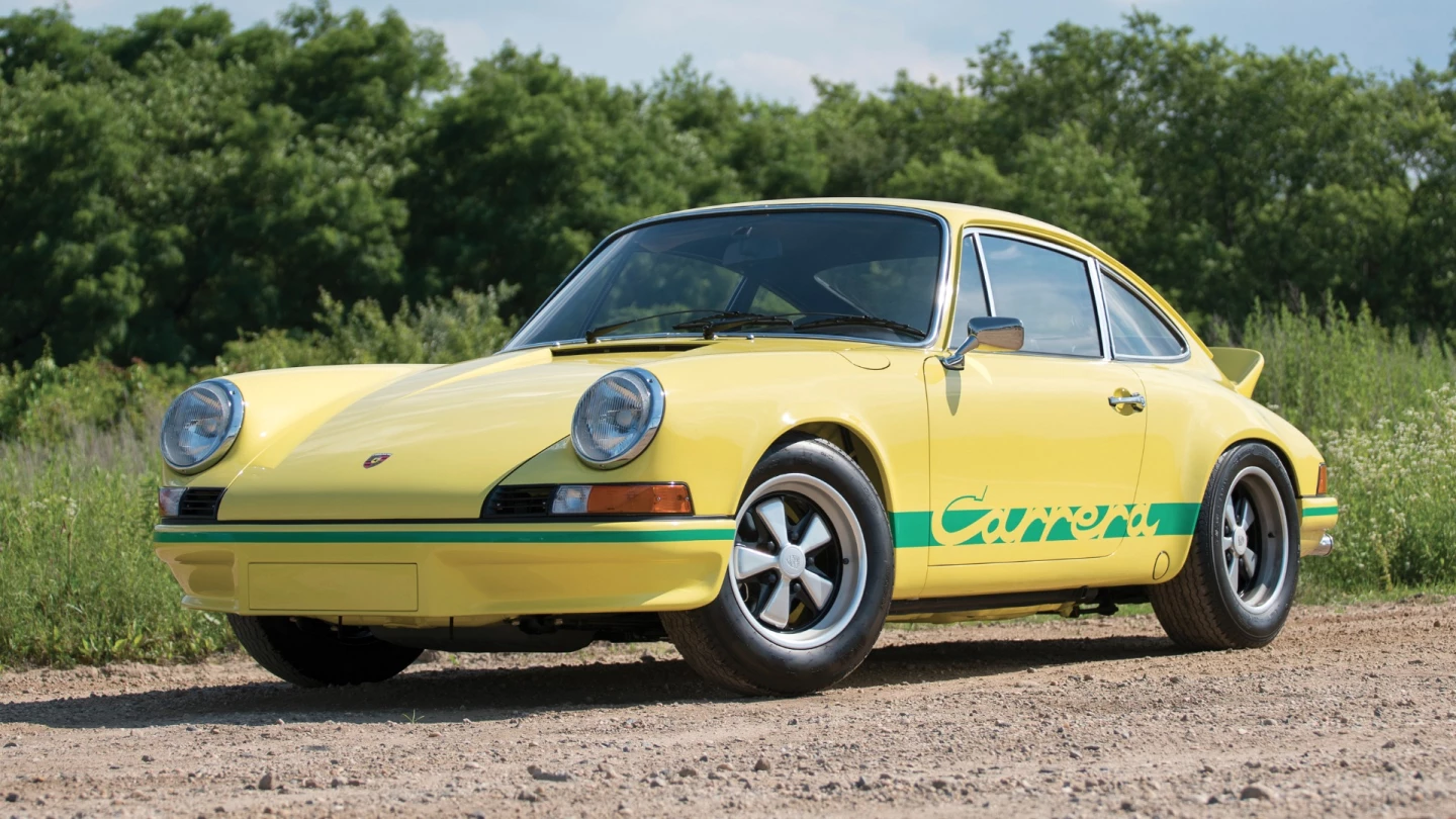 1973 Porsche 911 Carrera RS 2.7 Lightweight | Estimate: $875,000 to $950,000 | Official Auction Description: RM-SothebysLot 129
