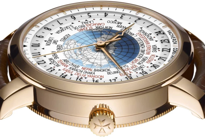 Vacheron Constantin's Patrimony Traditionnelle World Time model tells the time in all the world's 37 time zones