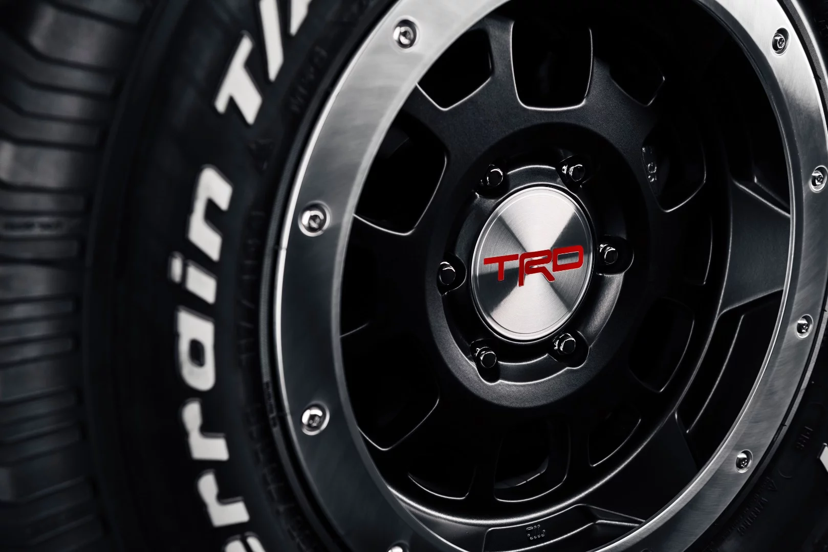 Toyota Racing Development has made custom wheels in the style of those on the original movie truck