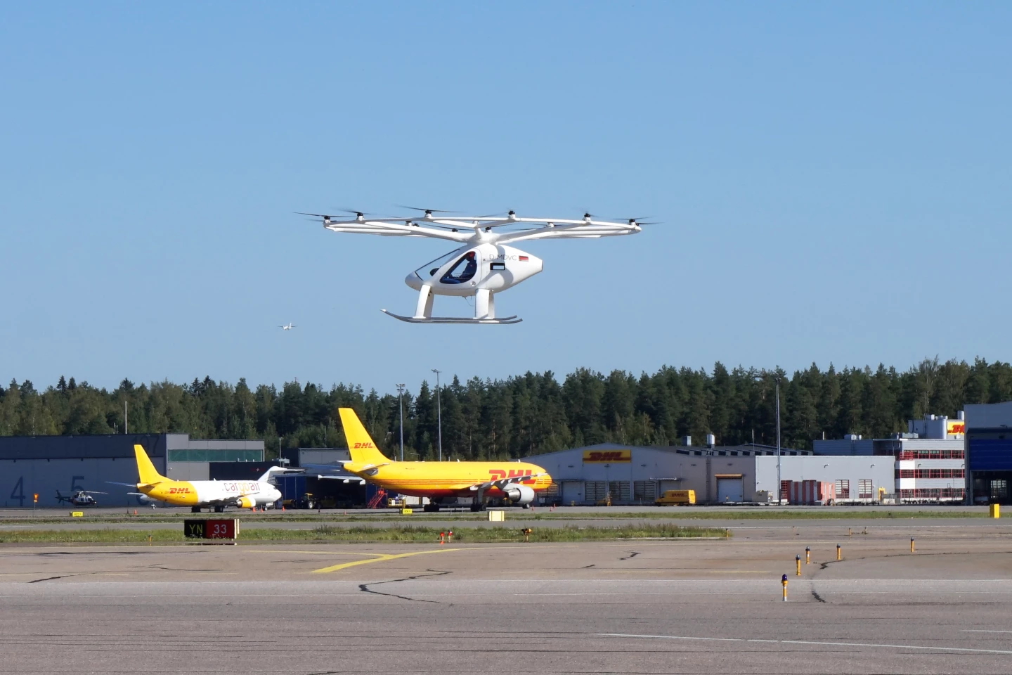 The company has another test flight for the Volocopter planned for mid-September in Stuttgart