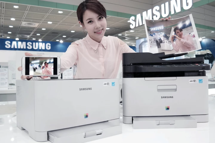 If you're phone isn't NFC-enabled or doesn't run the app, the Xpress series printers all support Google Cloud Print for printing over the web