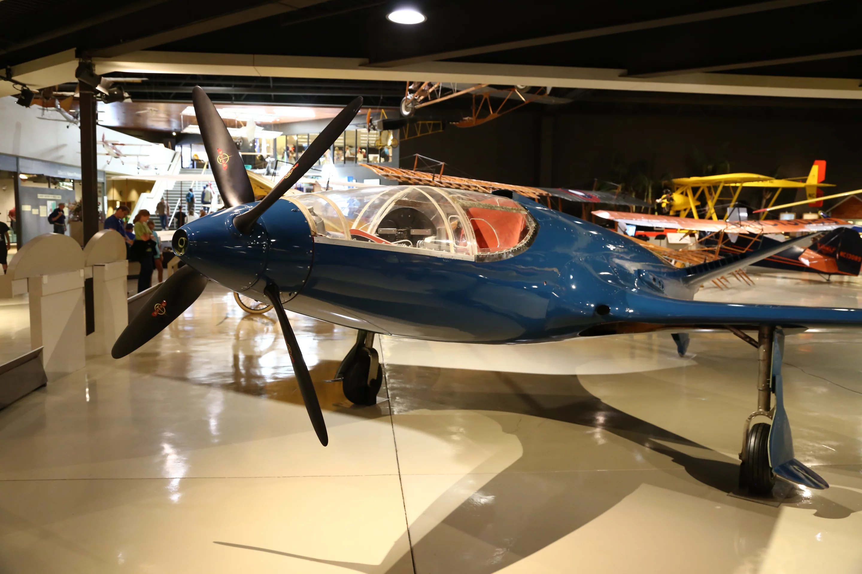 The Bugatti flyer, one of the more radical designs in the museum (Photo: Angus MacKenzie/Gizmag.com)