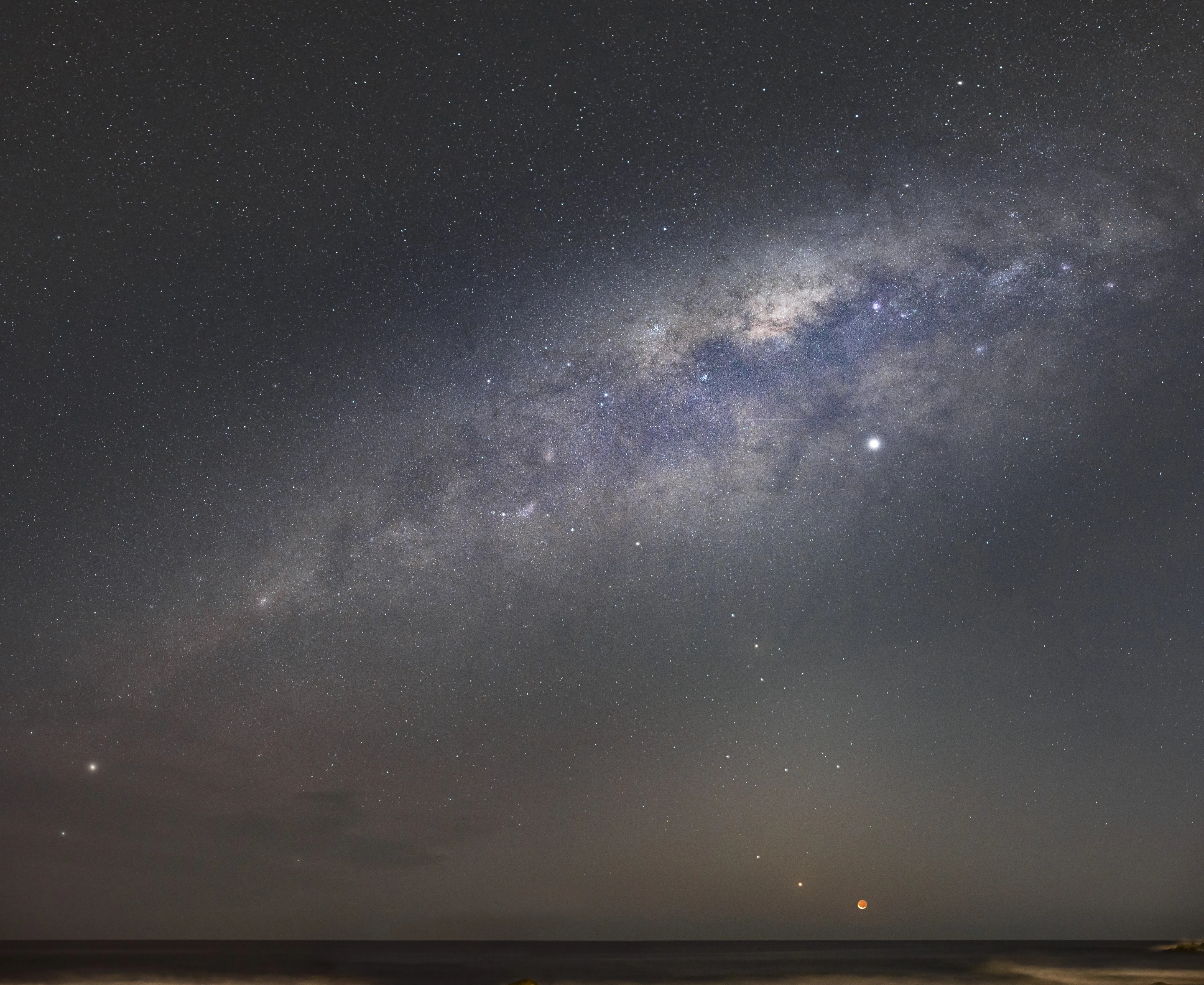 Winner - Young Competition. The Four Planets and the Moon.