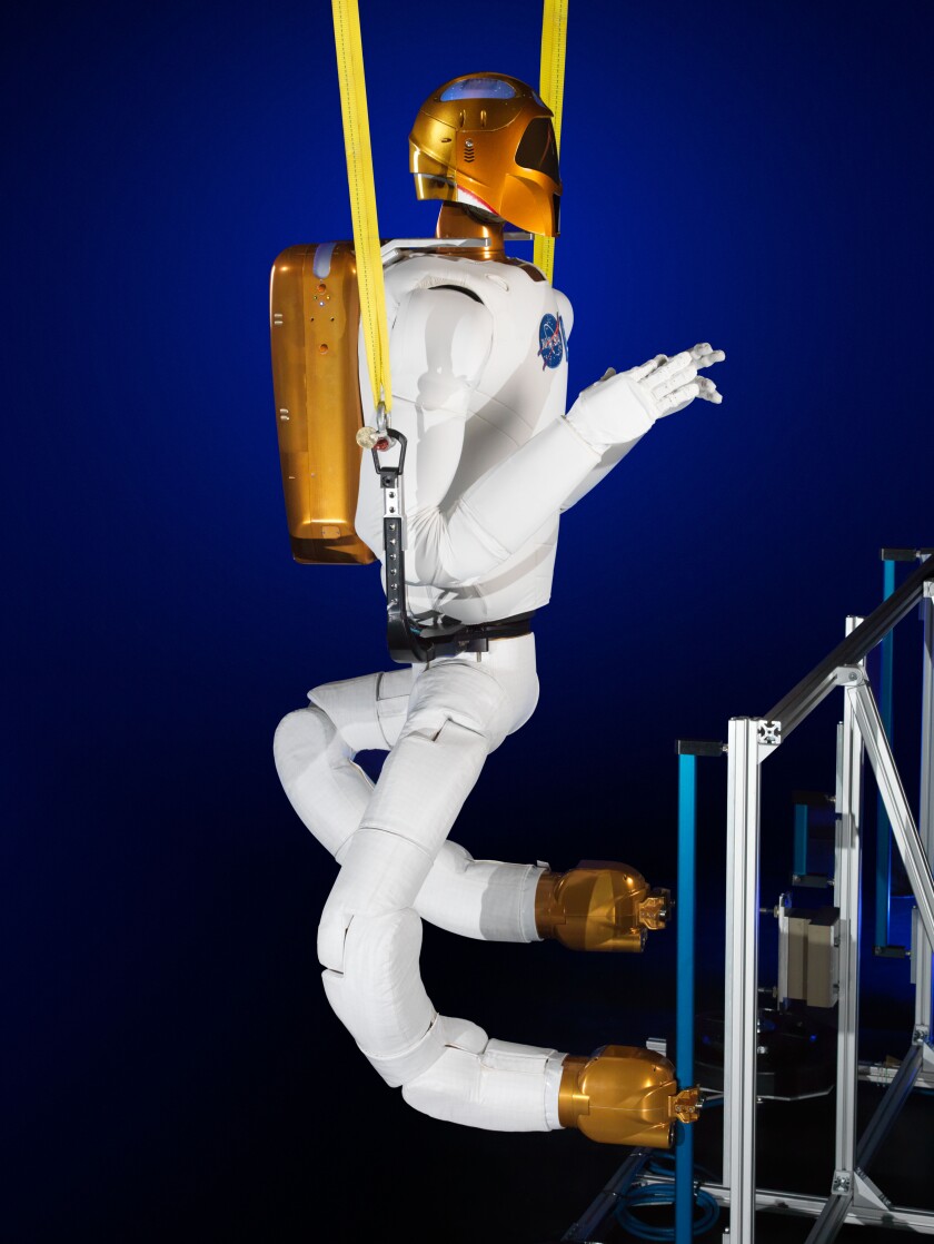 The new legs will allow R2 to move about the ISS (Image: NASA)