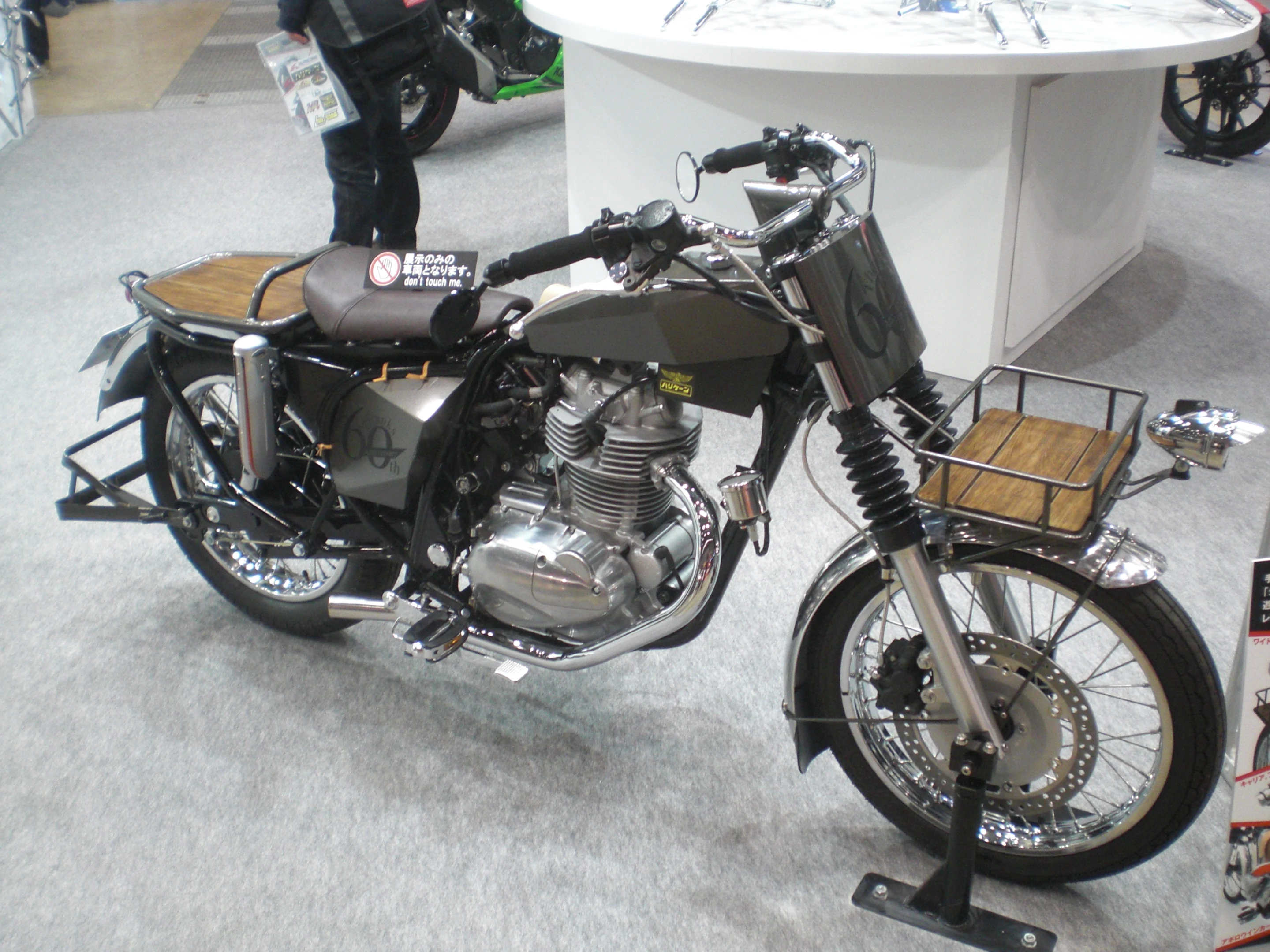 Called Estrella, this machine was built as part of 60th Anniversary celebrations by Japanese Custom parts company Hurricane (Photo: Stephen Clemenger/Gizmag.com)