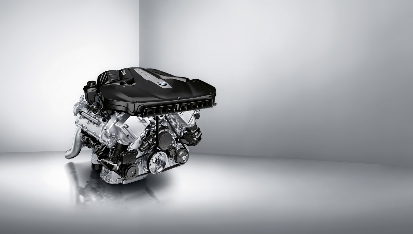 Power comes from a 330 kW V8 engine