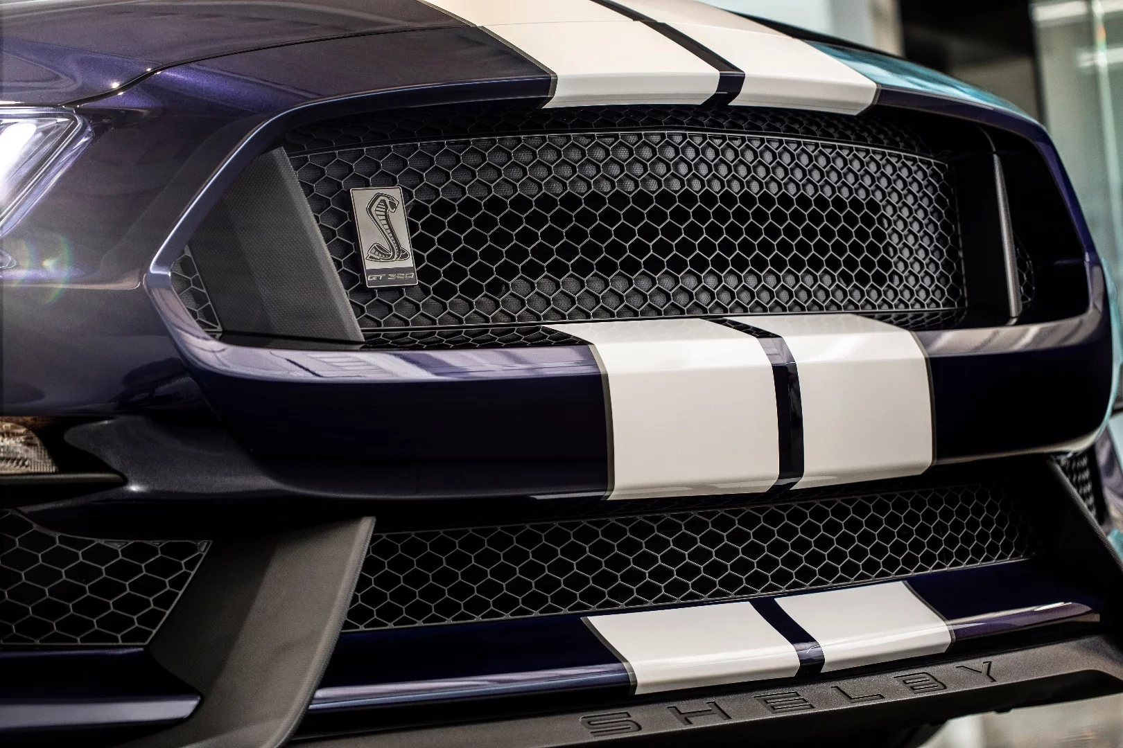 Also added to the 2019 Shelby GT350 is a new rear spoiler with optional Gurney flap and optimized grille closeout designs