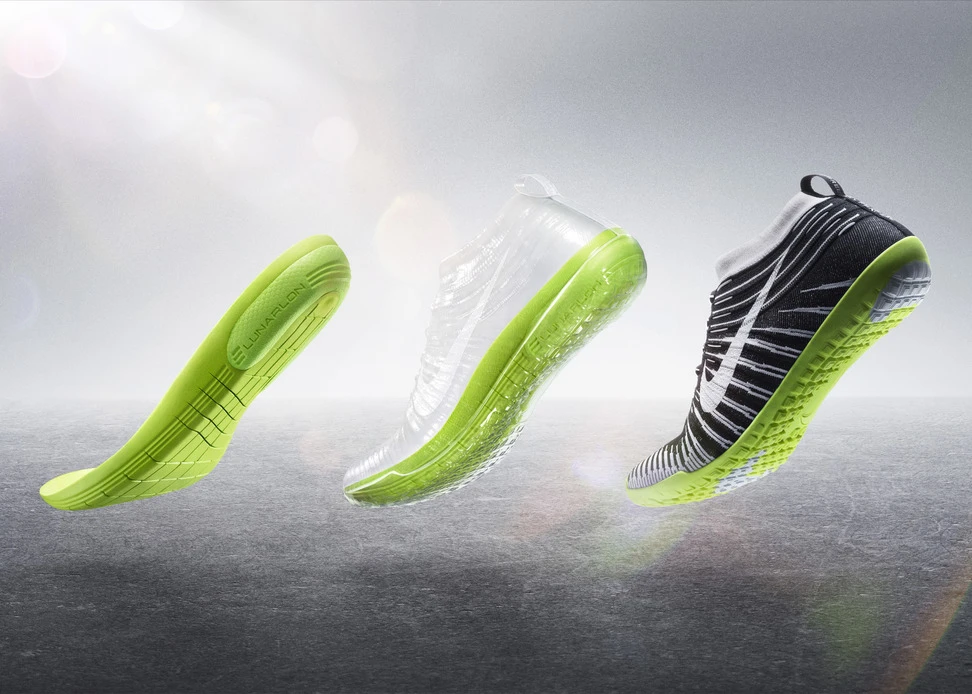 Nike's Free Hyperfeel shoes feature a Flyknit upper