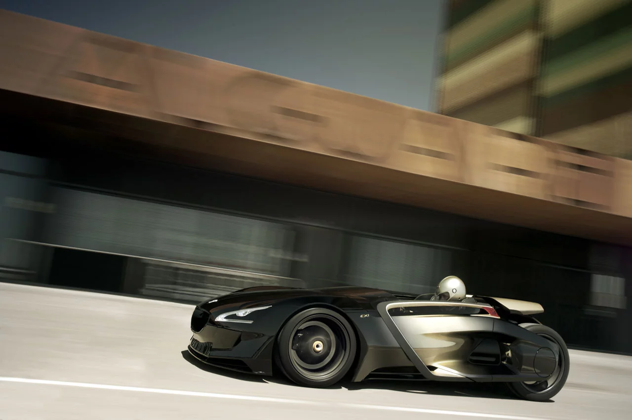 Peugeot EX1 concept at Aeroport Lleida Alguaire