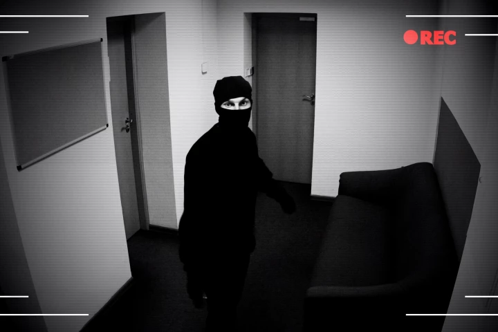 It is suggested that the system could be used to tell if a person hiding in a house was actually a bank robber, who was earlier recorded by a bank's security cameras
