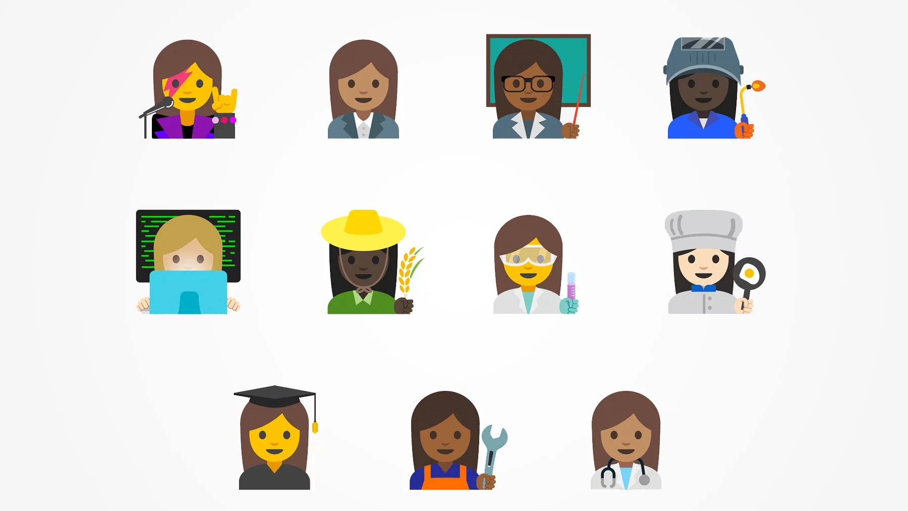 Android Nougat 7.1.1 rolls out more gender-inclusive GIFs