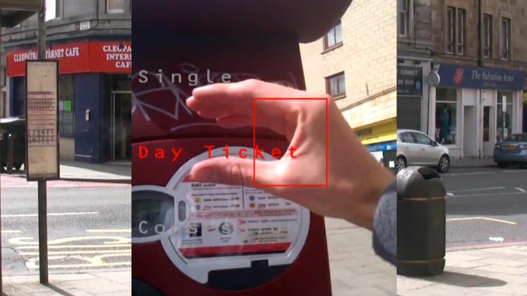 Blinput would allow users to interact with ticketing machines