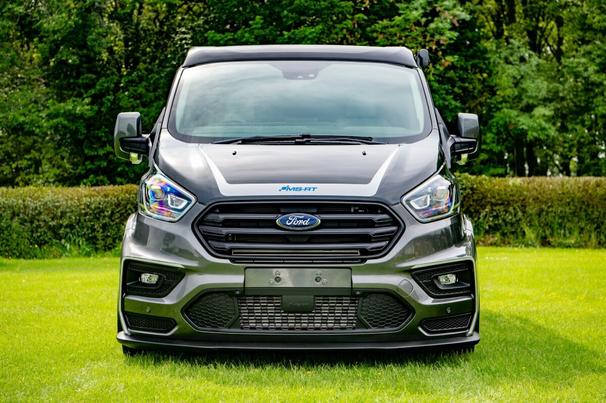 The meaty body kit is low to the ground, and rules out any proper off-roading