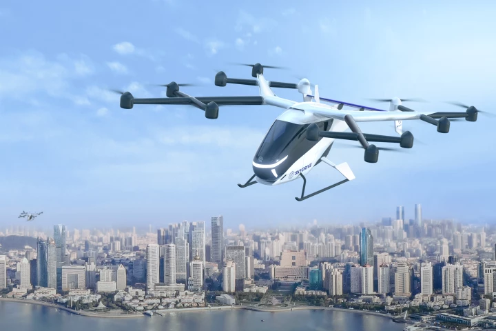 SkyDrive is aiming to be flying passengers in the SD-05 two-seat air taxi in time for the World Expo 2025 in Japan