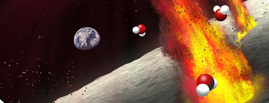 According to new research, the volcanic deposits spread out across the Moon's surface contain amounts of trapped water