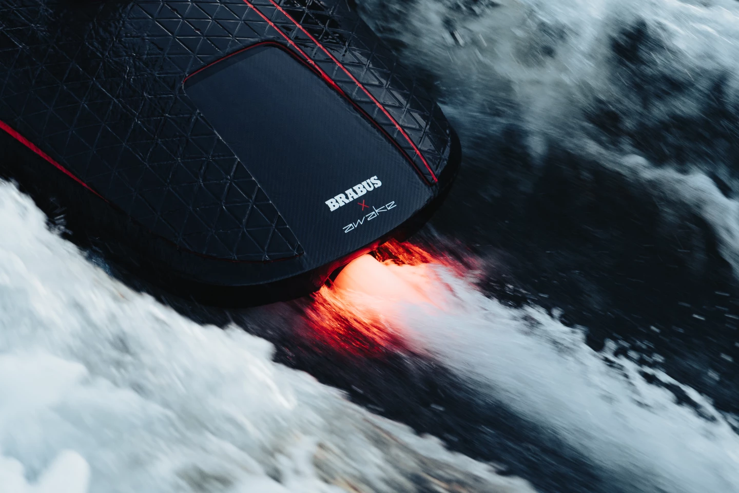 The updated linear propulsion system gains "fierce" red lighting to give the electric board a fire-spitting look