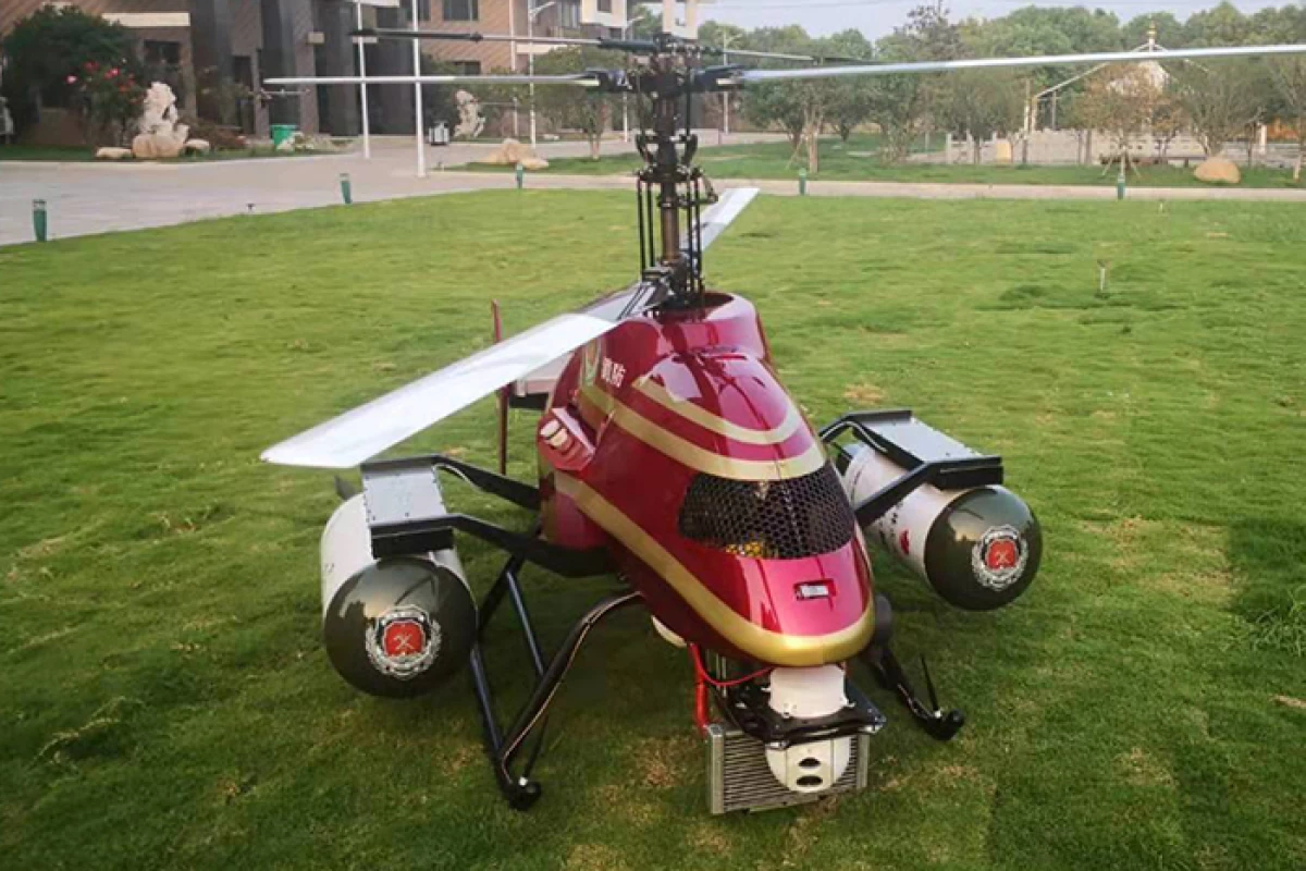 The QilingUAV JC260, loaded up and ready to go