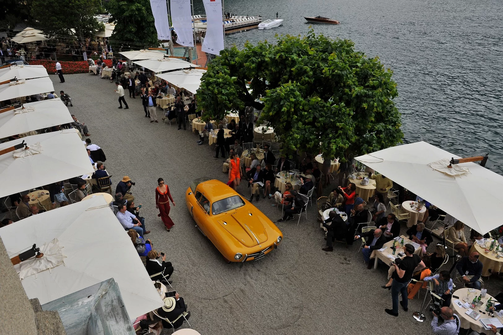 The Trofeo BMW Group Ragazzi award was chosen by polling those in the crowd younger than 16 years of age, and the winner was this spectacular 1952 Pegaso Cupula Coupé owned by Evert Louwman of the Netherlands. Only 90 of these 2.5-litre V8 engine "Spanish Ferraris" were made, and this was the show car at the 1953 World Motor Show in New York’s Madison Square Garden.