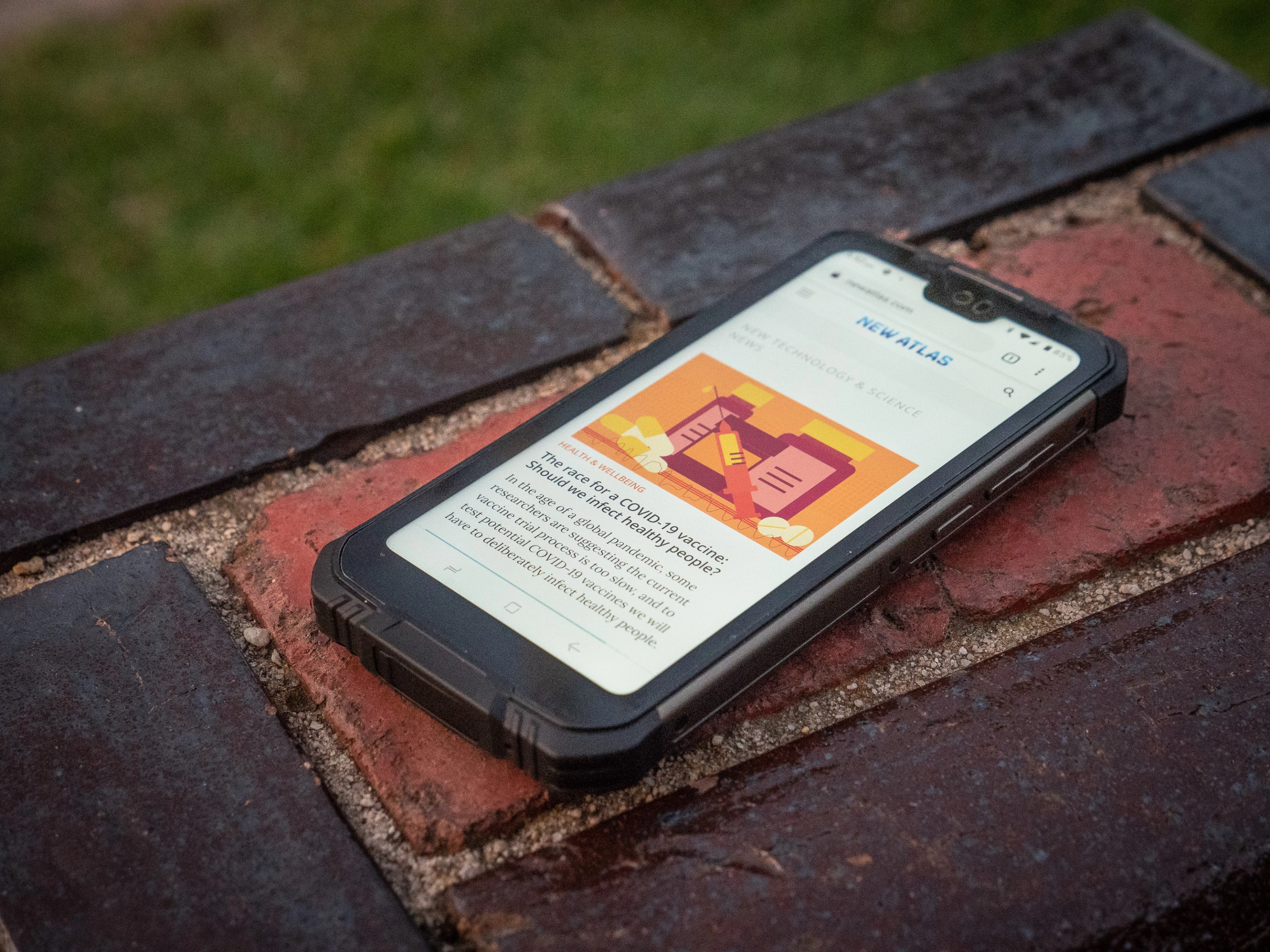 The S68 Pro: huge battery, rugged build