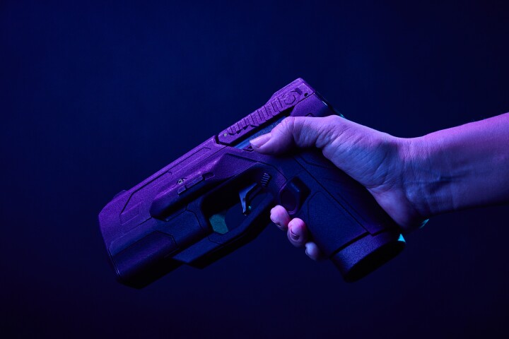 The Biofire Smart Gun incorporates sensors to prevent unauthorized use