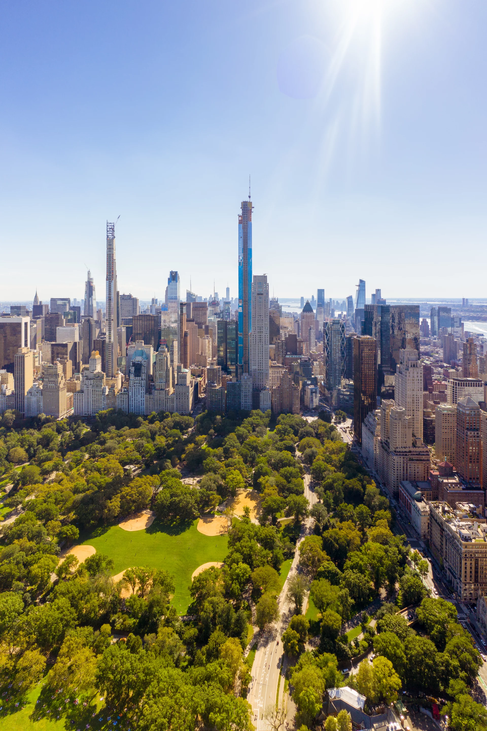 Central Park Tower is the second-tallest skyscraper in the Western Hemisphere
