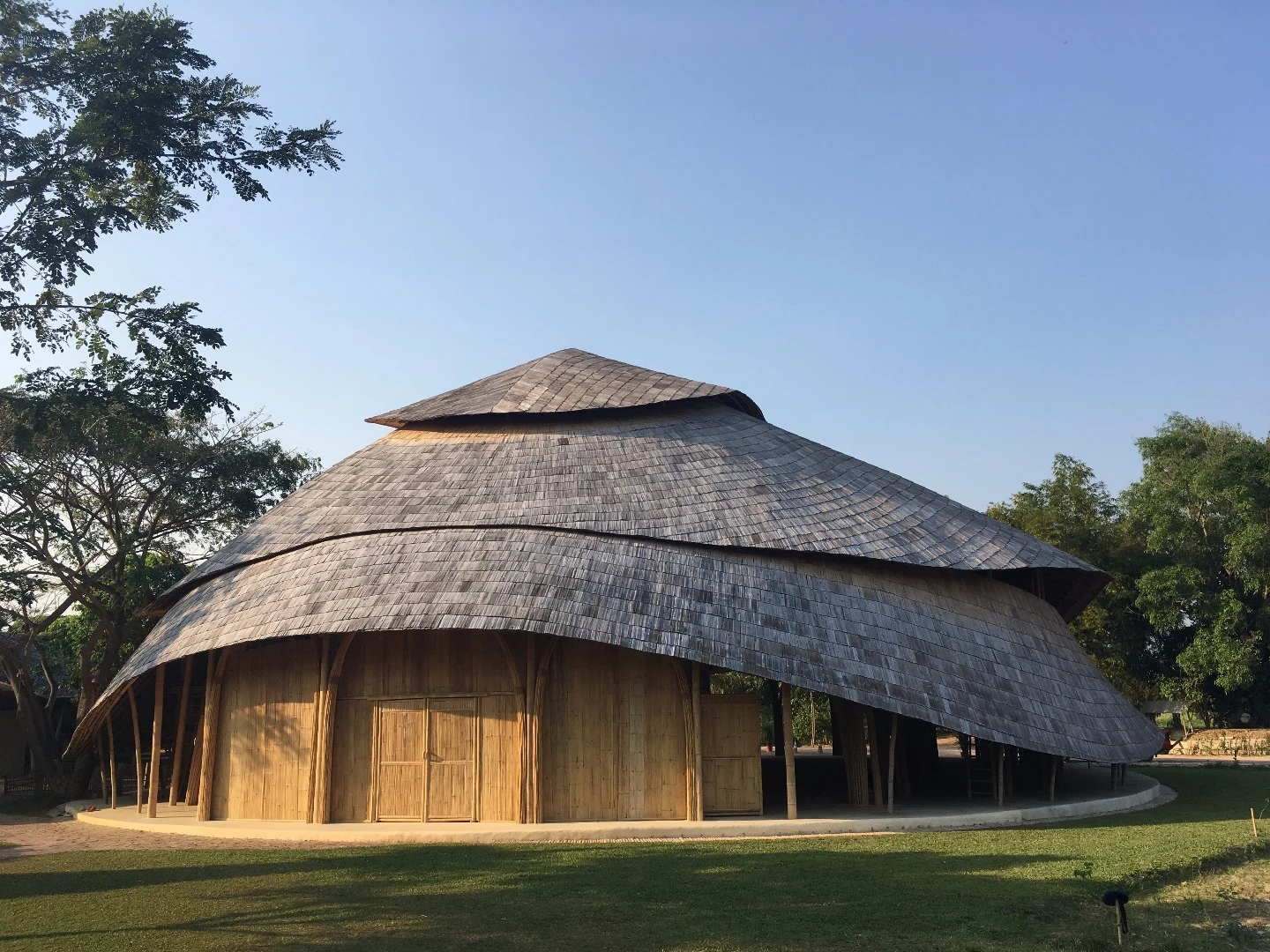 The Bamboo Sports Hall at Panyaden International School in Thailand