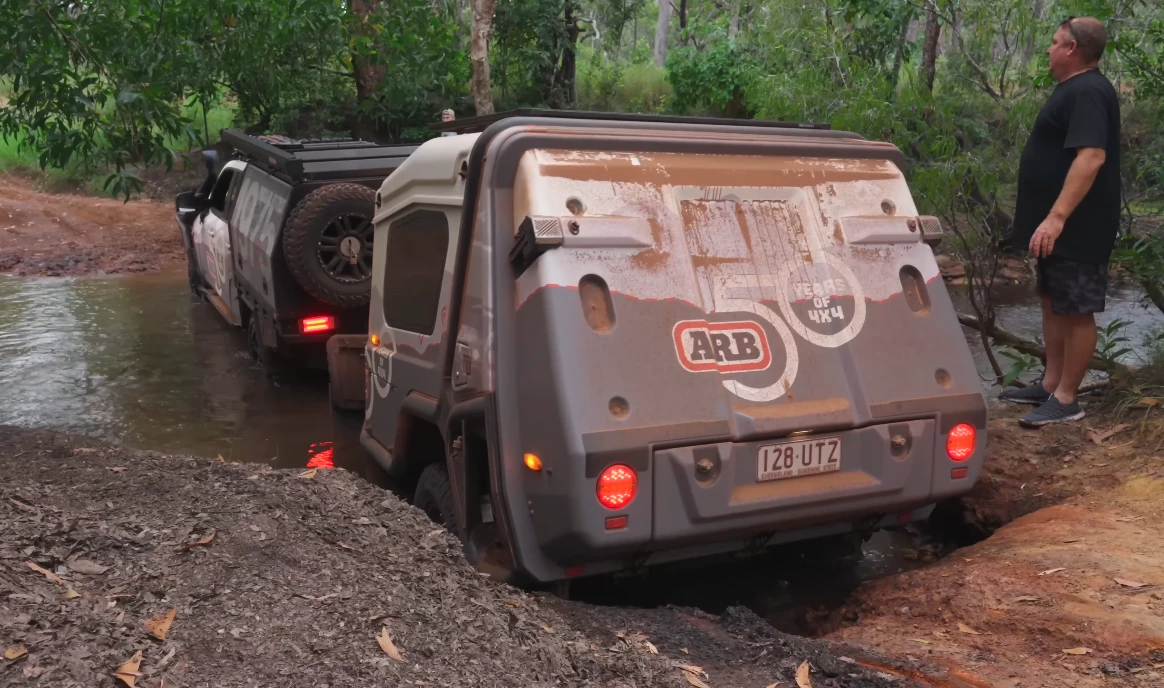 The ARB Earth camper trailer takes on more natural carnage