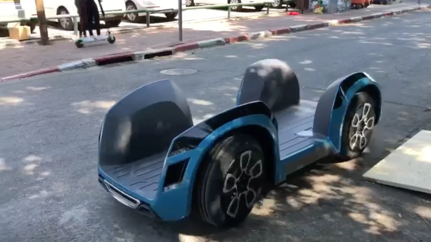 One of REE's small prototypes in action