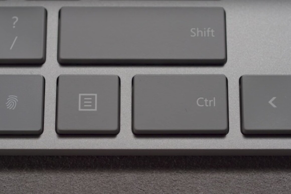 Microsoft's Modern Keyboard has a builtin fingerprint scanner