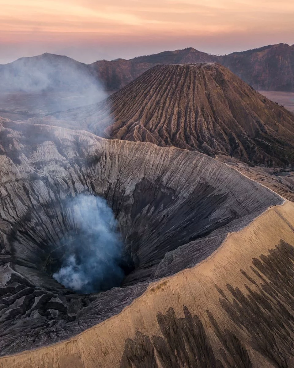 'Sunrise on Gunung Bromo'. Mount Bromo, Indonesia