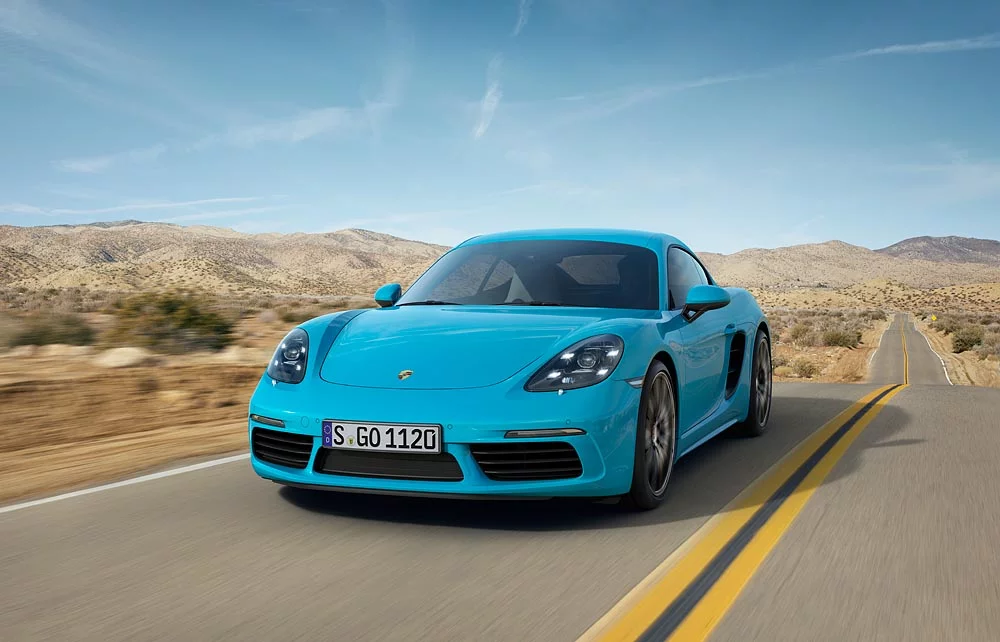 Porsche's four-point LED running lights are slowly spreading across the range