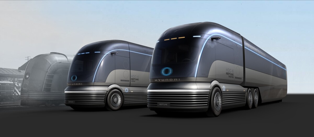 The HDC-6 Neptune Concept has a fuel cell powertrain