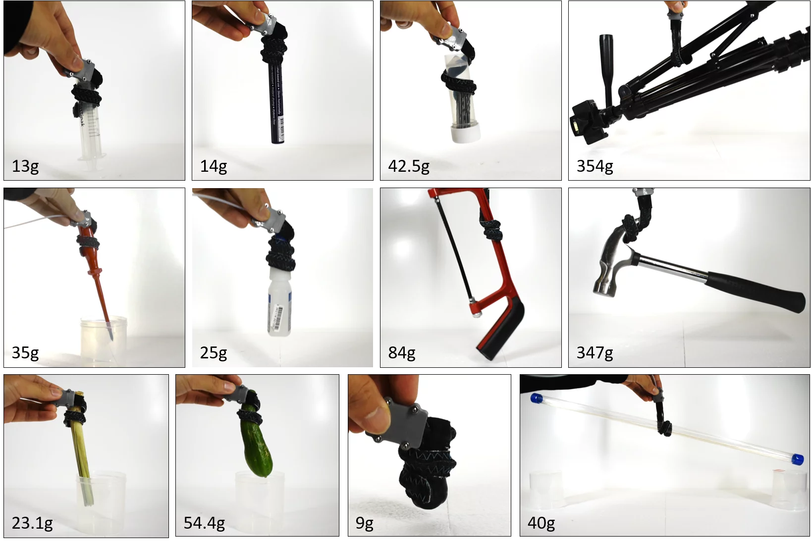 A new robotic gripper uses a coiling action to grasp objects of different shapes and sizes