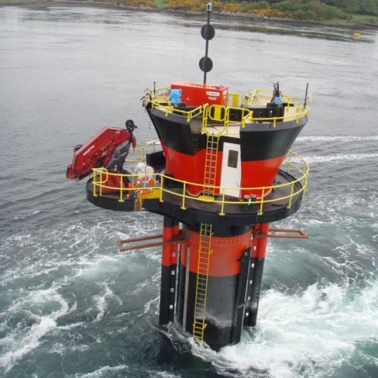 Installation complete: SeaGen tidal energy generator