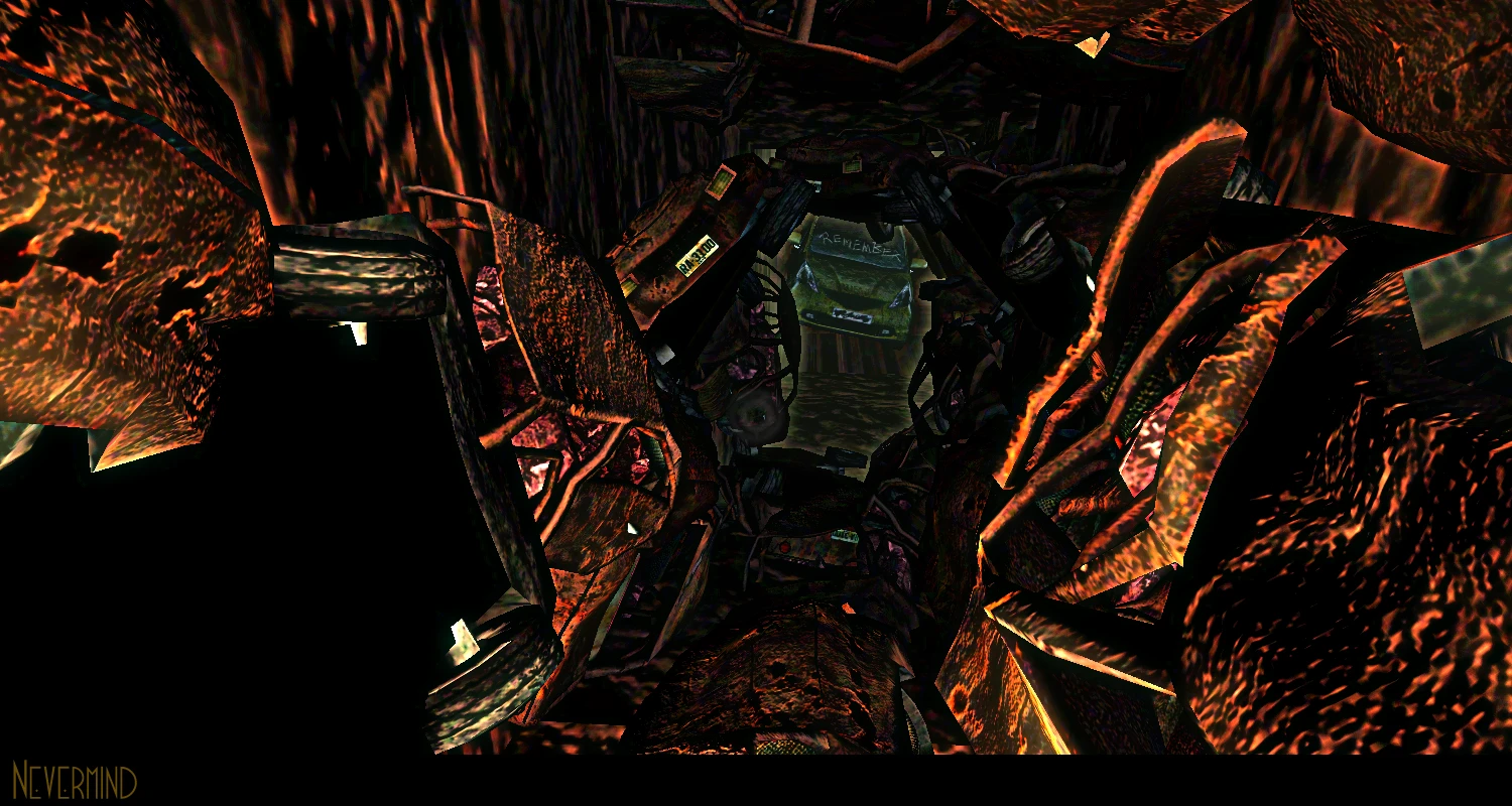 One of the game's disorienting sections (Photo: Nevermind)