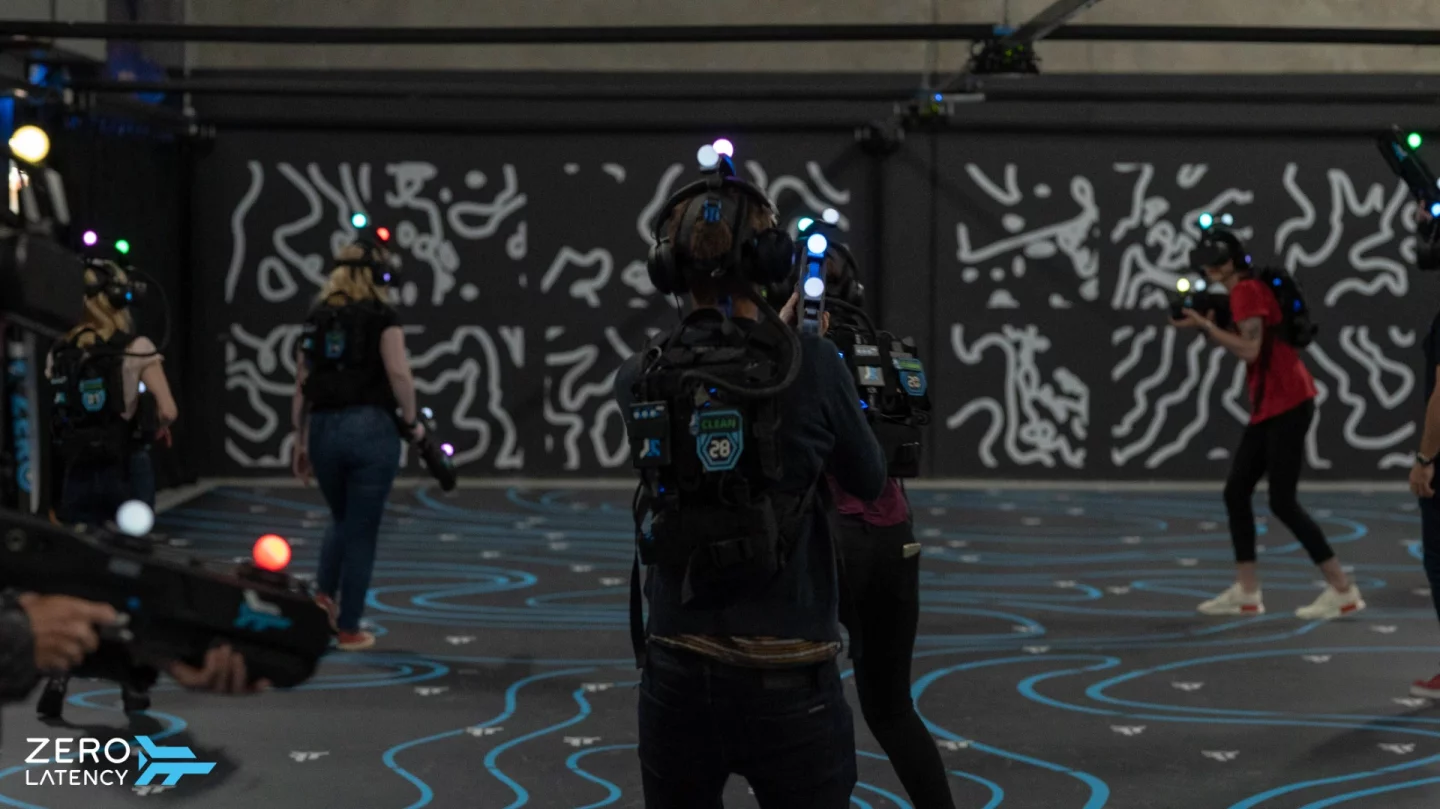 Zero Latency lets up to eight players roam free in a warehouse space of 200 sq m (2,153 sq ft)