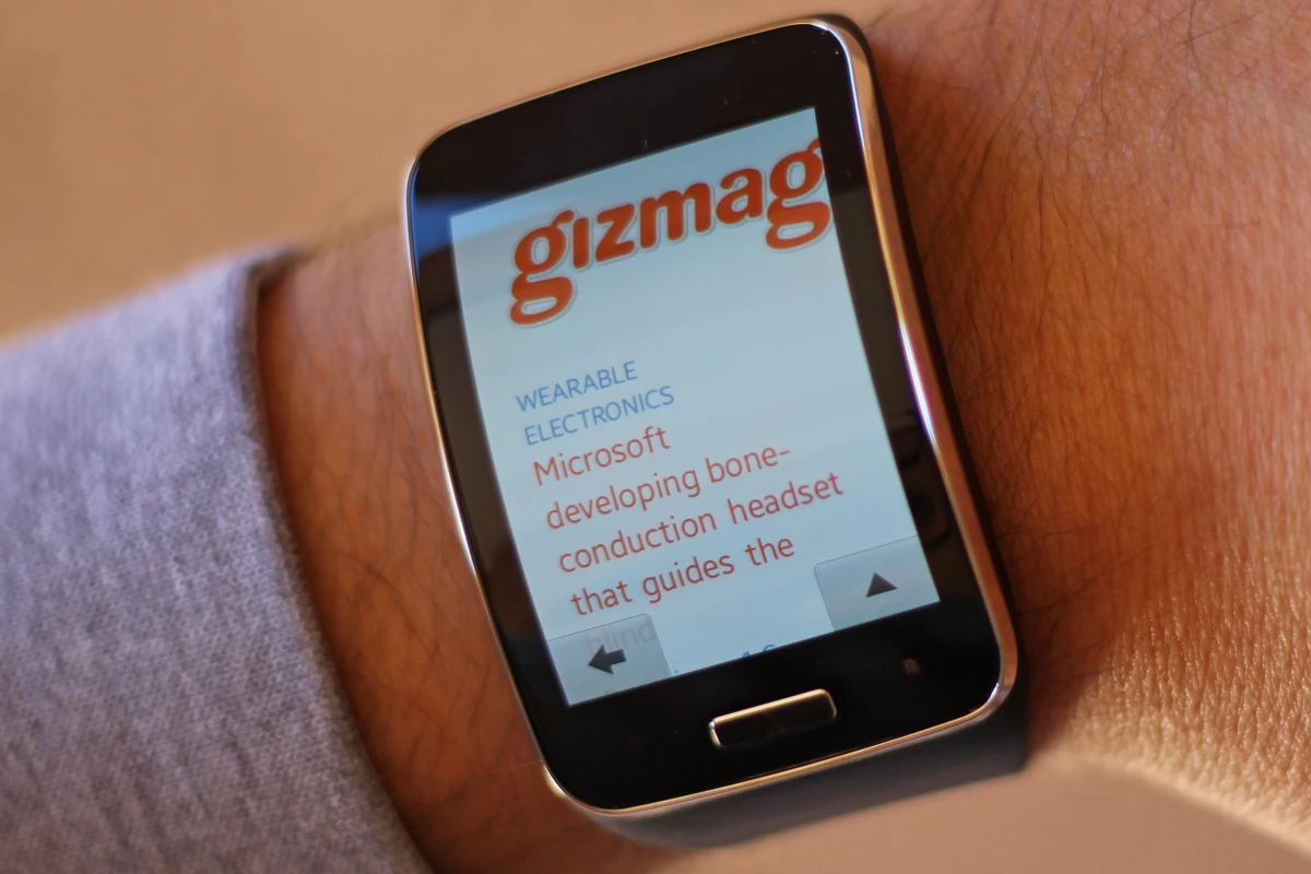 Gizmag shares some early thoughts on the Gear S (Photo: Will Shanklin/Gizmag.com)