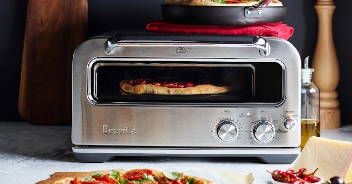Breville turns up the heat for its countertop woodfired style pizza oven